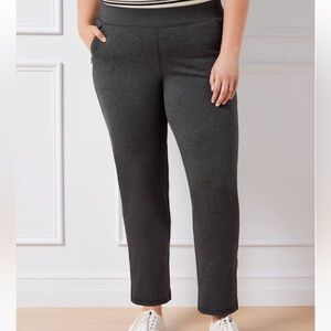 Straight leg, stretch, pants, and gray new with tags by Talbots